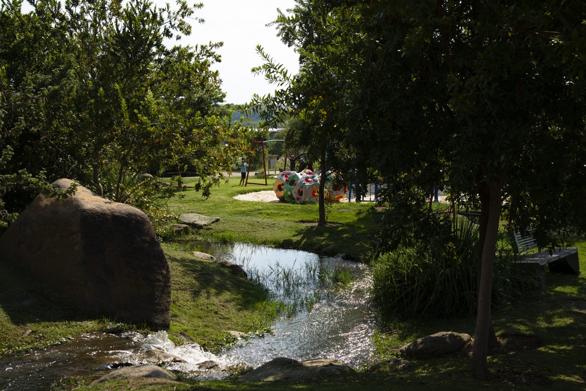 Steyn City landscaped greenbelts