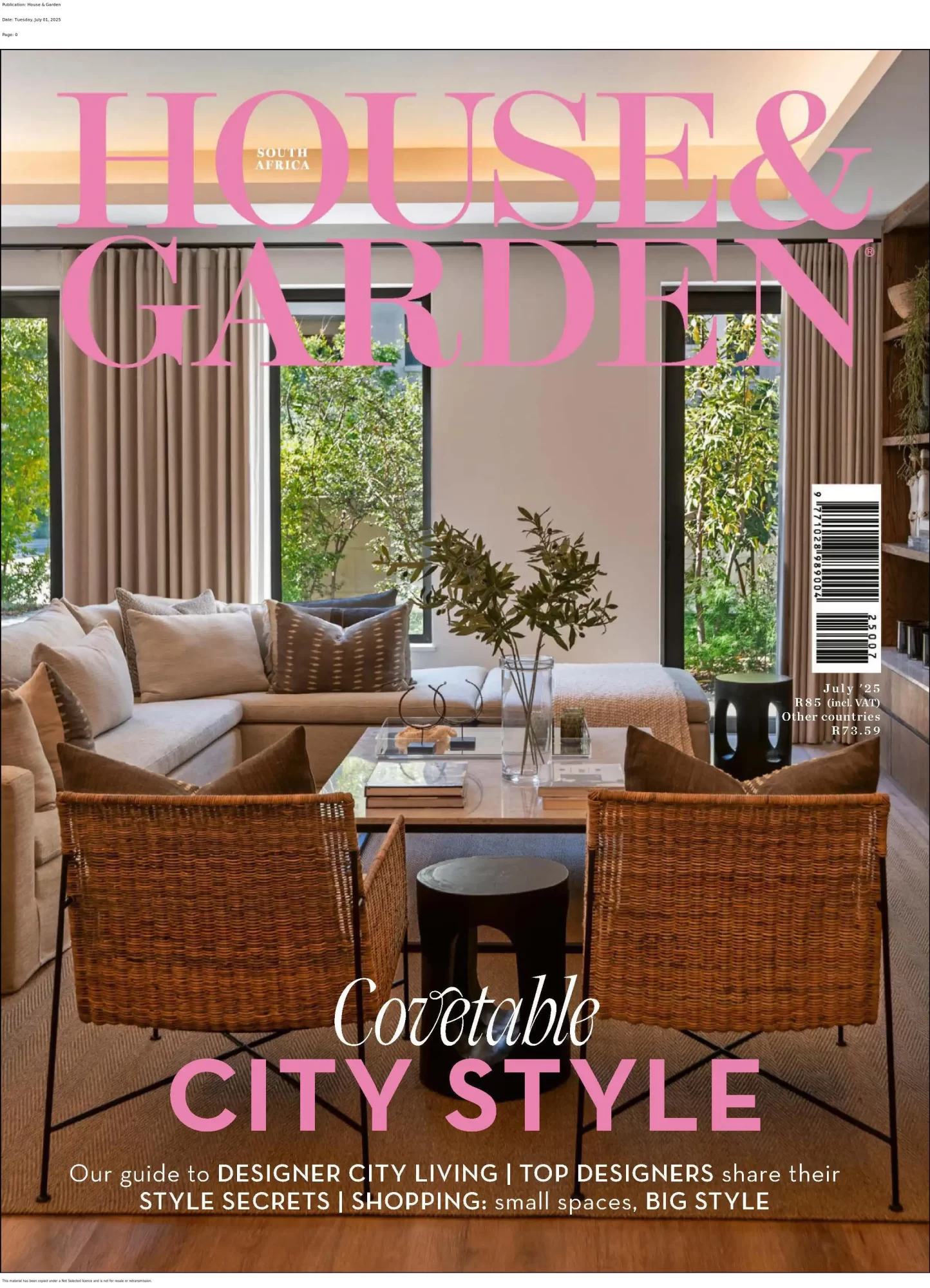 House & Garden - July 2025